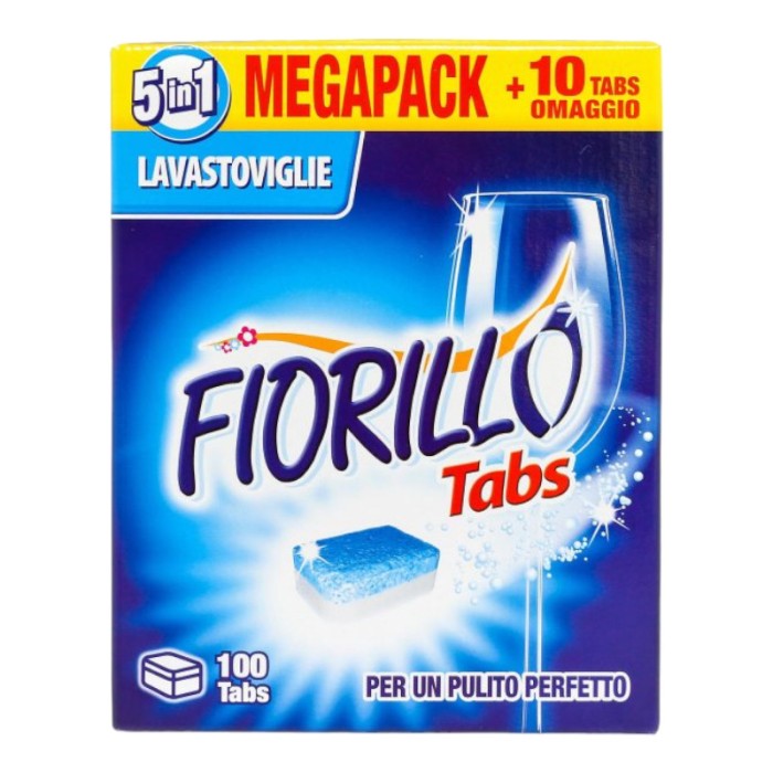 Tablete pentru masina de spalat vase, Fiorillo , 100 buc