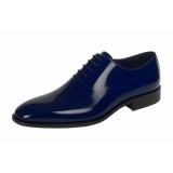 Pantofi barbati eleganti din piele naturala de culoare Bleumarin Lac GKR201LBLUE