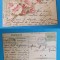 Carte postala - Felicitare - circulata anul 1907 - corespondenta Bucuresti