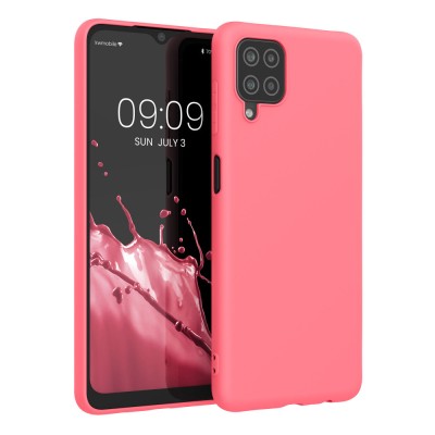 Husa pentru Samsung Galaxy A12, Silicon, Roz, 54048.103 foto