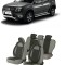 Set huse scaune compatibile Dacia Duster 2010-2017 Piele + Textil (Compatibile cu sistem AIRBAG)