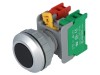 Comutator apăsare 30mm 1NC 1NO
