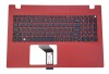 Carcasa superioara cu tastatura palmrest Laptop, Acer, Aspire E5-574, E5-574G, 6B.MVSN7.028, FBZRT001010, rosie, layout US