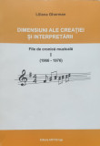 Dimensiuni Ale Creatiei Si Interpretarii Vol. 1 - Liliana Gherman ,557369