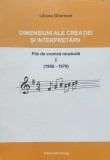 Cumpara ieftin Dimensiuni Ale Creatiei Si Interpretarii Vol. 1 - Liliana Gherman , E634