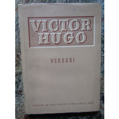 Victor Hugo - Versuri (E.S.P.L.A., 1952; cu un portret de Florica Cordescu)