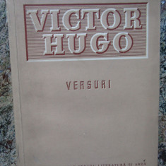 Victor Hugo - Versuri (E.S.P.L.A., 1952; cu un portret de Florica Cordescu)