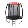 Trambulina Copii inSPORTline Flea 183 cm cu Plasa Siguranta si Scara, Max 50kg, Gradina/Exterior, Cadru Otel Galvanizat, Protectie Arcuri