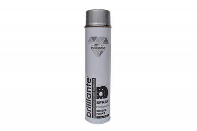 Vopsea Spray Pentru Jante Argintiu 600 Ml Brilliante 138501 05237 foto