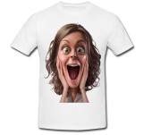 Cumpara ieftin Tricou &quot; Fata surprinsa &quot;