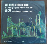 DISC LP RCM: WILHELM GEORG BERGER - STRING QUARTET No. 15 (ST-ECE 03046 / 1987), Clasica