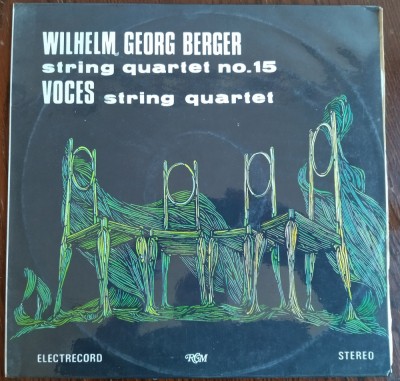 DISC LP RCM: WILHELM GEORG BERGER - STRING QUARTET No. 15 (ST-ECE 03046 / 1987) foto