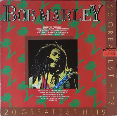 Bob Marley &amp;ndash; 20 Greatest Hits, LP, France, stare excelenta (VG+) foto
