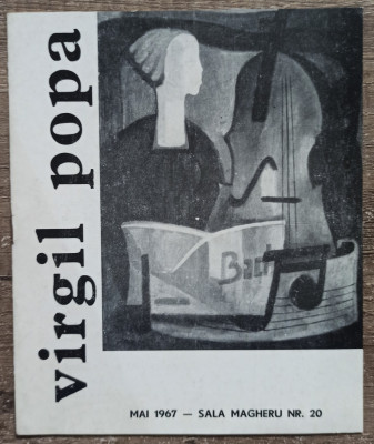 Catalog expozitie pictura Virgil Popa 1967 foto