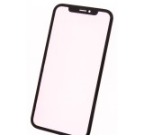 Geam Sticla + Rama iPhone XR Negru - Display Telefon, Componente de Calitate