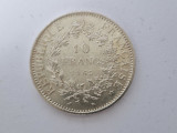 Franta 10 Francs 1965 Hercules Argint de 900