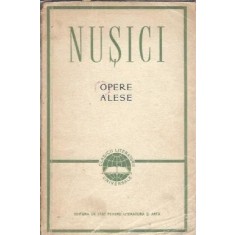 Opere alese - Branislav Nusici