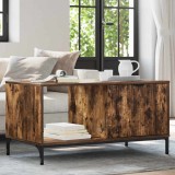 vidaXL Masă de cafea Stejar afumat 90 x 49 x 46 cm Lemn compozit