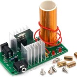 Kit bobina Tesla pentru experimente scolare, generare plasma si lumina, asamblare DIY