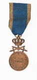 Medalia &bdquo;Serviciul Credincios&rdquo; model 1938, clasa a 3-a, acordat in WW2