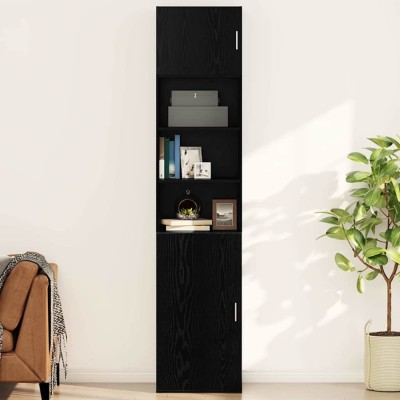 vidaXL Dulap de perete Stejar negru 50 x 42.5 x 40 cm Lemn compozit foto