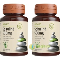 Pachet Spirulina 500mg 30cps+30cps