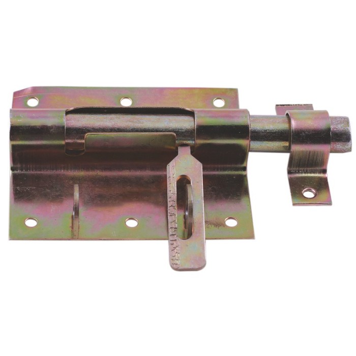 Zavor cu placa pentru lacat si 2 prinderi, 100 mm, 12 buc / set