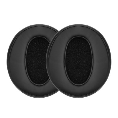 Set 2 Perne de urechi pentru casti Sennheiser HD450BT/HD350BT, Kwmobile, Negru, Piele ecologica, 52248.01 foto