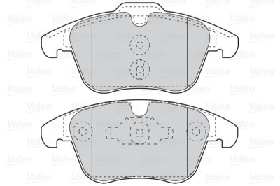 VALEO 302124 FIRST set placute frana,frana disc foto