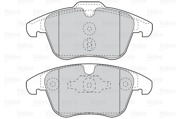 VALEO 302124 FIRST set placute frana,frana disc