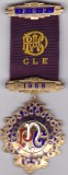 Medalie Masonica P.G.P. RAOB GLE EAST CLEVELANF P.G.L. 1968
