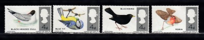 A12 S6 11 - Timbre foarte vechi - Marea Britanie - Anglia - pasari foto