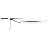 vidaXL Cort electric retractabil Alb 3 x 2,5 m 3422011
