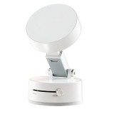 Suport magnetic Flippy pentru telefon, pliabil si retractabil pe ambele parti, pentru toate telefoanele mobile, alb