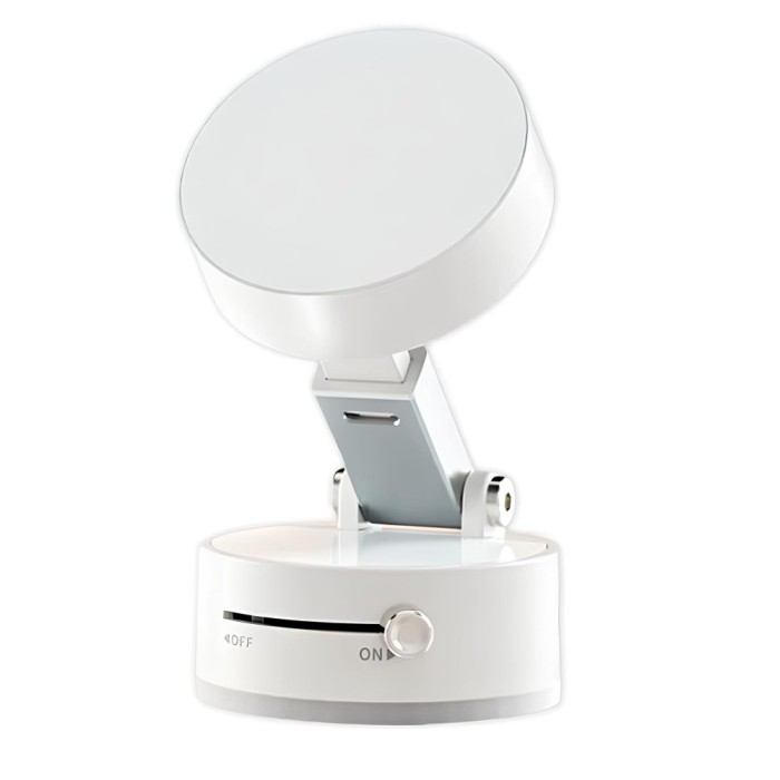 Suport magnetic flippy pentru telefon, pliabil si retractabil pe ambele parti, pentru toate telefoanele mobile, alb
