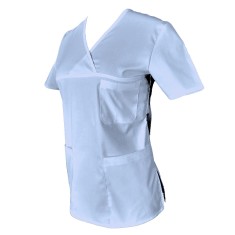 Halat Medical Pe Stil, Albastru Deschis, Model Classic - 3XL