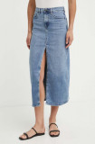 Dkny fusta jeans maxi, drept, DJ4K9506