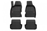 Manusi de cauciuc specifice, potrivite pentru Audi A4 B7 2005-2008, Seat Exeo 2009-2013 din seria Frogum 3D ProLine, set de 4 piese, culoare neagra, c