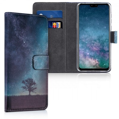 Husa pentru Huawei Y9 (2019), Piele ecologica, Multicolor, 48780.03 foto