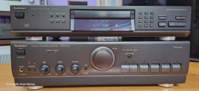 Amplificator Technics A-600 MK3 + CD Technics SL-PG3 Cu Telecomanda foto