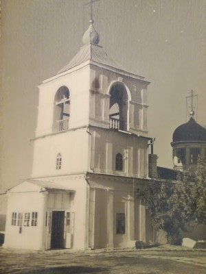 Foto veche Cetatea Albă, Biserica greacă, splendidă, mare, format 13x17 cm, 1925 foto