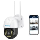 Cumpara ieftin Camera de Supraveghere REVOSE&trade; 5MP, Aplicatie Dedicata, Intelligent Tracking, PTZ, WIFI, Lan, AP hotspot,Micro SD,Rotire
