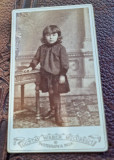 Fotografie fetita, tip CDV