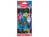 Creioane colorate Maped Color'Peps Monsters 12 culori