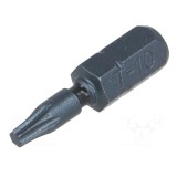 Bit Torx, TX10, 25mm, fixare 1/4&quot; (C6,3mm), Torx&reg;, Carl Kammerling, T135196