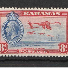 Colonii engleze, pasari, Bahamas, regele G V, 1935, 8.5 euro Michel, MNH