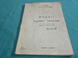 POEZII ȘI CULEGERI POPULARE DIN COM. HULUBEȘTI, JUDEȚUL D&Acirc;MBOVIȚA / OLYMPIA M. HULUBEȘTI * ED. INTERBELICĂ * 2 1 1