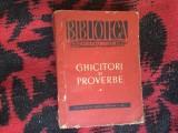 w1 Ghicitori si proverbe volumul 1- culegere alcatuita de Monica Rahmil