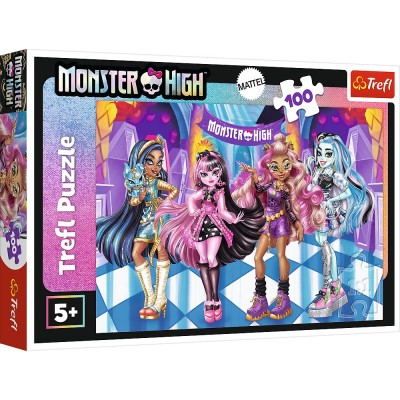 PUZZLE TREFL 100 MONSTER HIGH PRIETENI TERIBILI foto