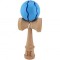 Kendama X Originala,Kendama Profesionala din Lemn, Super Sticky, 18 cm, Albastru